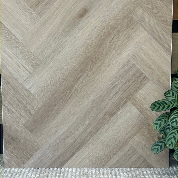 Herringbone Hybrid Flooring 9mm -  Pale Oak (H4243) | Elite Wooden Floors