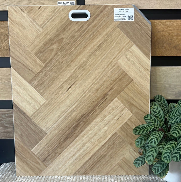Herringbone Hybrid Flooring 9mm -  Blackbutt (H4241) | Elite Wooden Floors