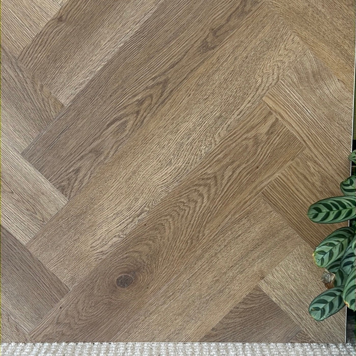 Herringbone Hybrid Flooring 9mm -  Honey Oak (H4242) | Elite Wooden Floors